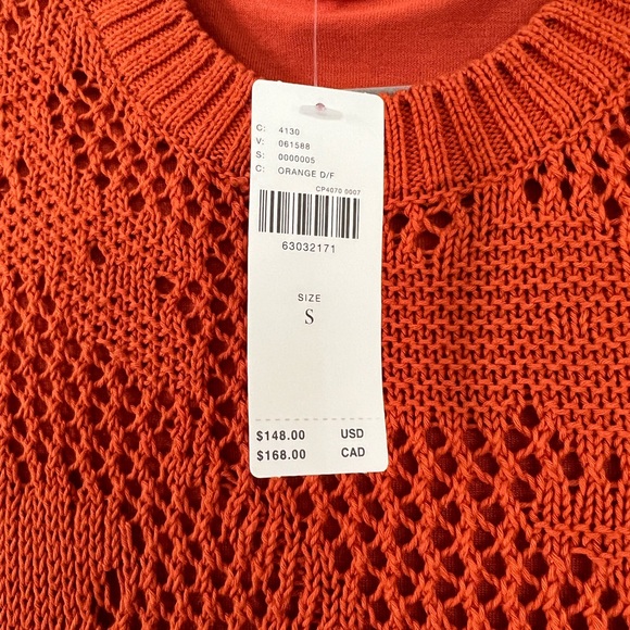 NWT! Maeve Pointelle Knit Mini Dress - size S - Picture 5 of 7